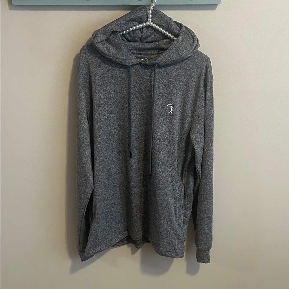 Bogey Bros Golf Co. Performance Hoodie Heather Gray Mens Small